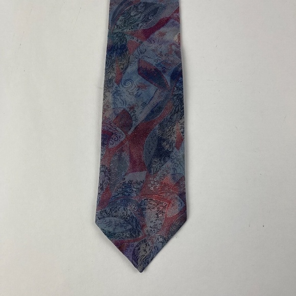 Edition by Van Heusen Mens Tie Blue Floral - Picture 3 of 6